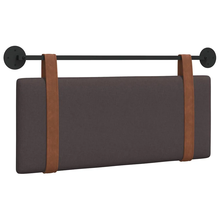 Tête de lit suspendue Marron foncé PU antique - 2
