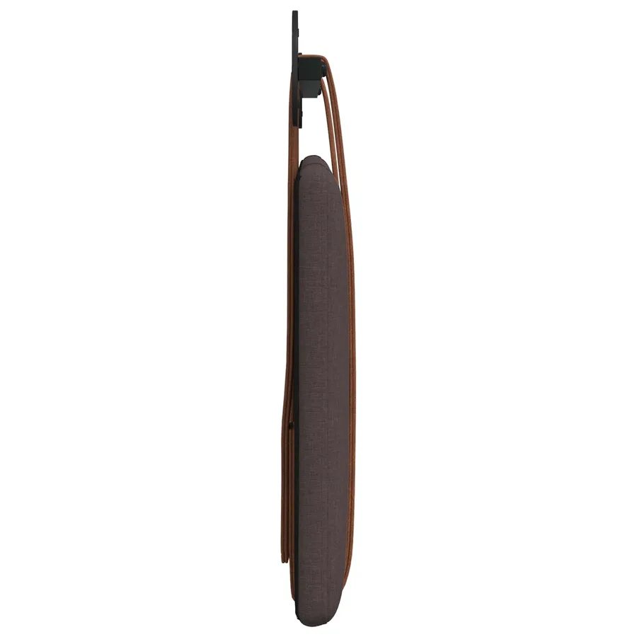 Tête de lit suspendue Marron foncé PU antique - 6