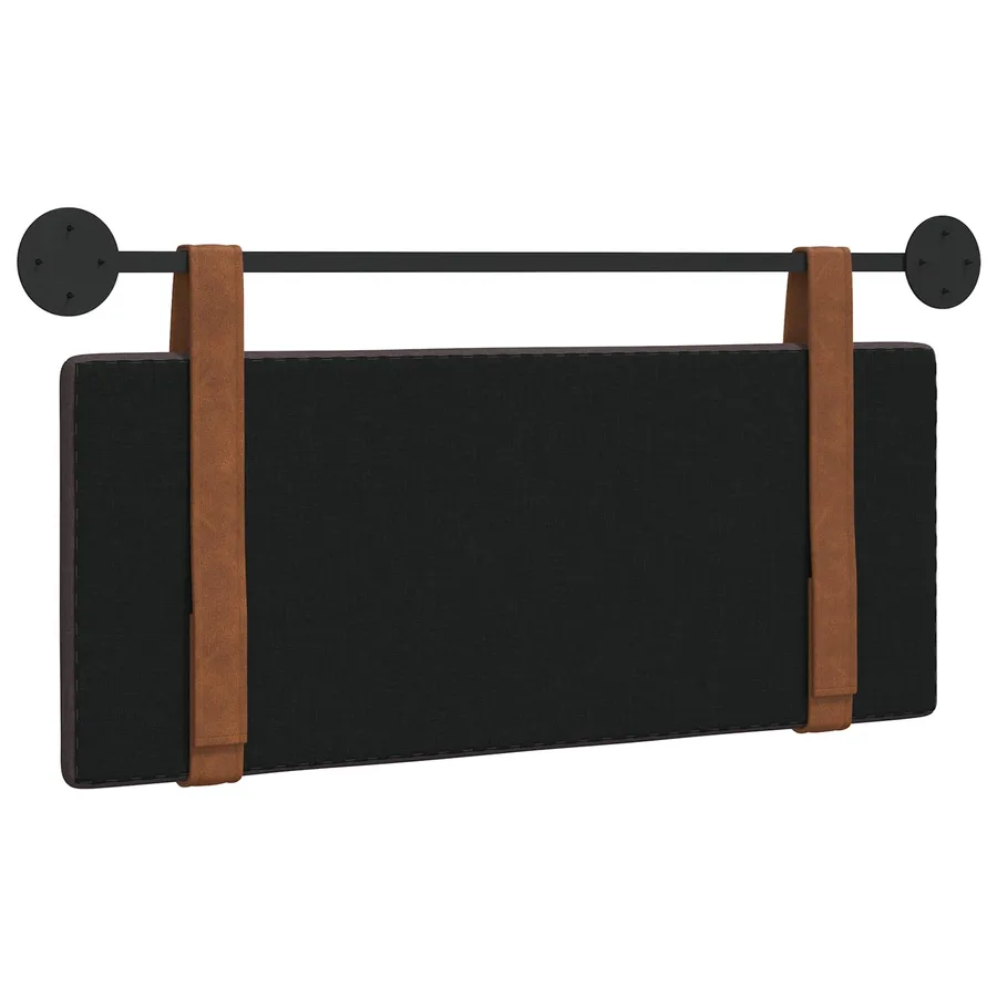 Tête de lit suspendue Marron foncé PU antique - 7