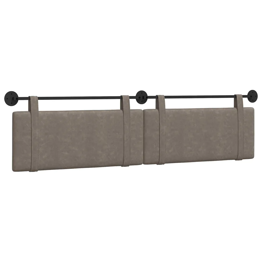 Tête de lit suspendue Gris PU antique - 2