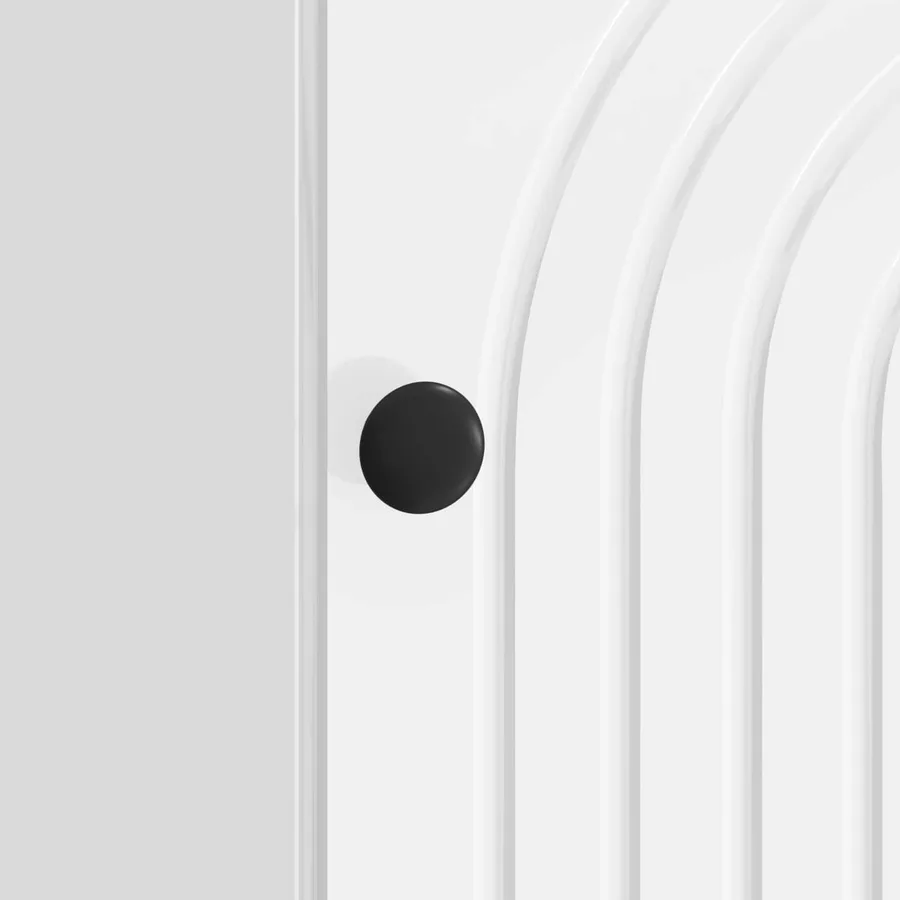 Cabinet de chevet 2 pcs Blanc brillant 43 x 34,5 x 50 cm - 8