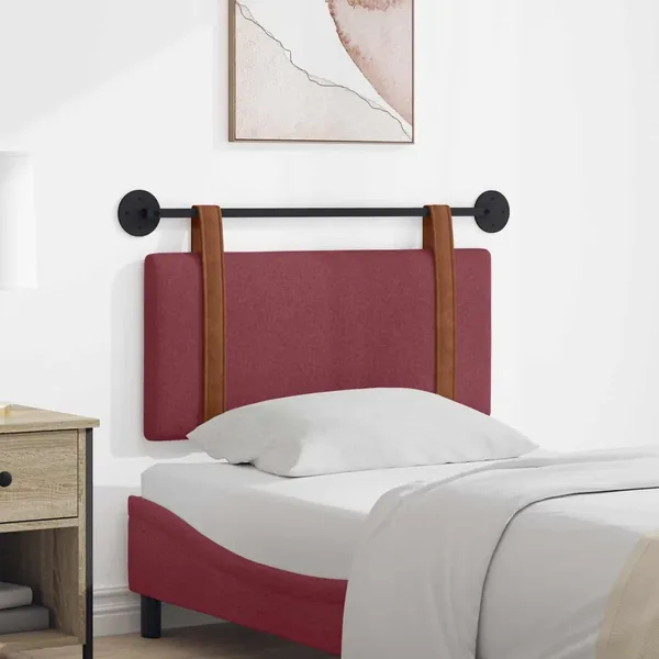Tête de lit suspendue Bordeaux PU antique