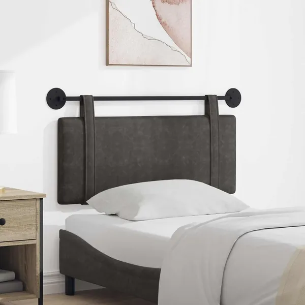 Tête de lit suspendue Noir PU antique
