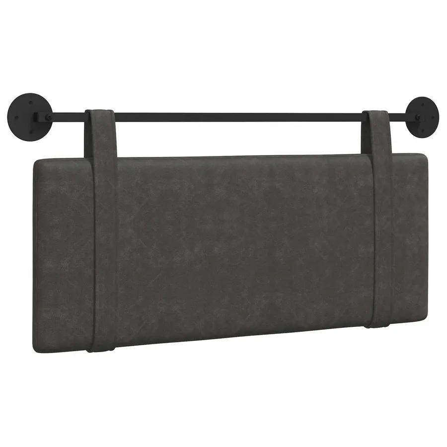 Tête de lit suspendue Noir PU antique - 2