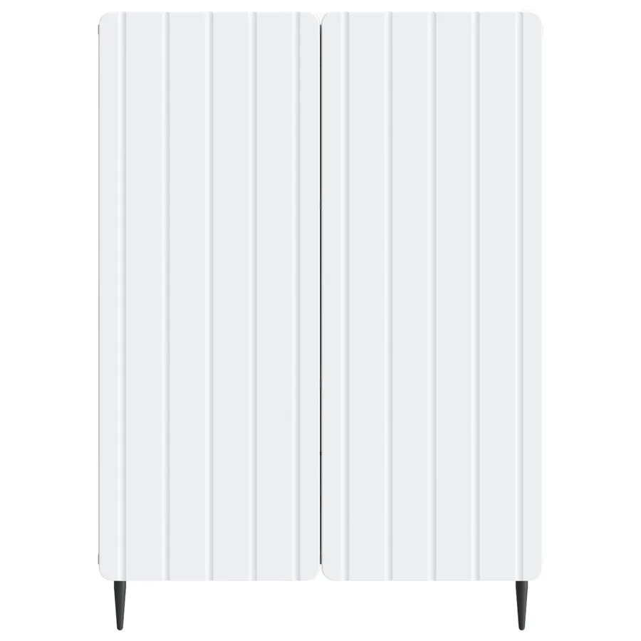 Buffet Blanc 66 x 34,5 x 92 cm Bois d'ingénierie - 6