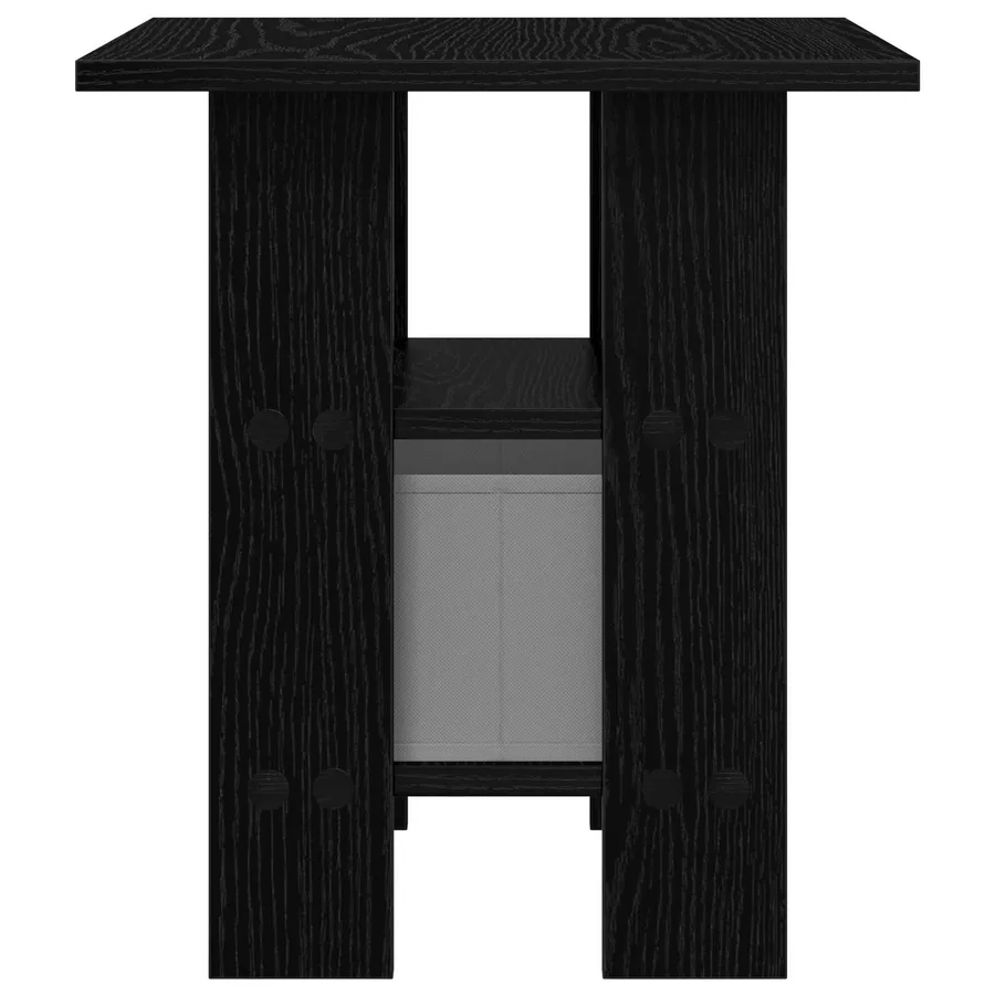 Table de chevet avec tiroir 2 pcs Chêne noir 41 x 40 x 45 cm - 7