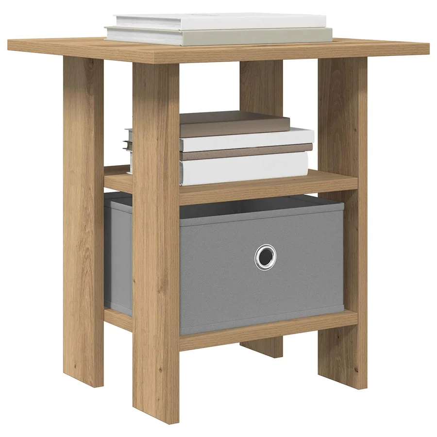 Table de chevet 2 pc Chêne artisanal 41 x 40 x 45 cm - 3