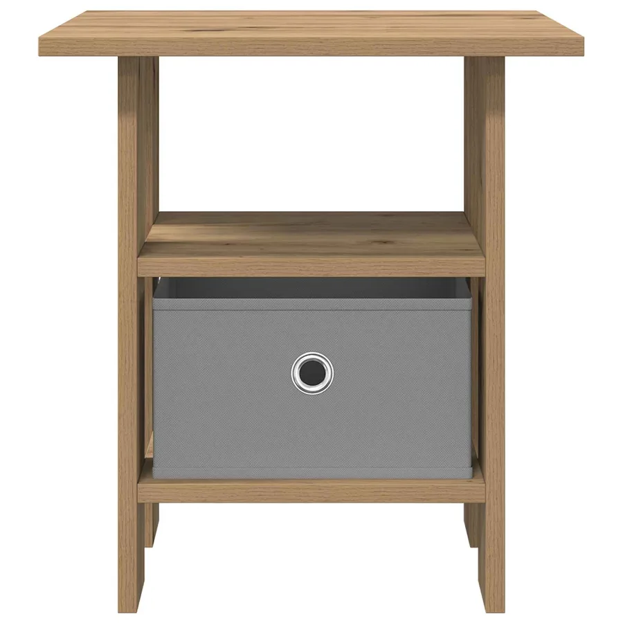Table de chevet 2 pc Chêne artisanal 41 x 40 x 45 cm - 6