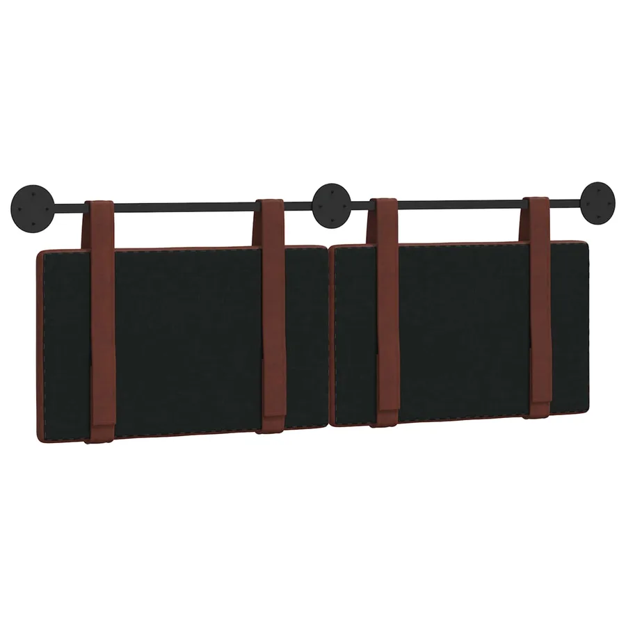 Tête de lit suspendue Brun Brillant PU antique - 7