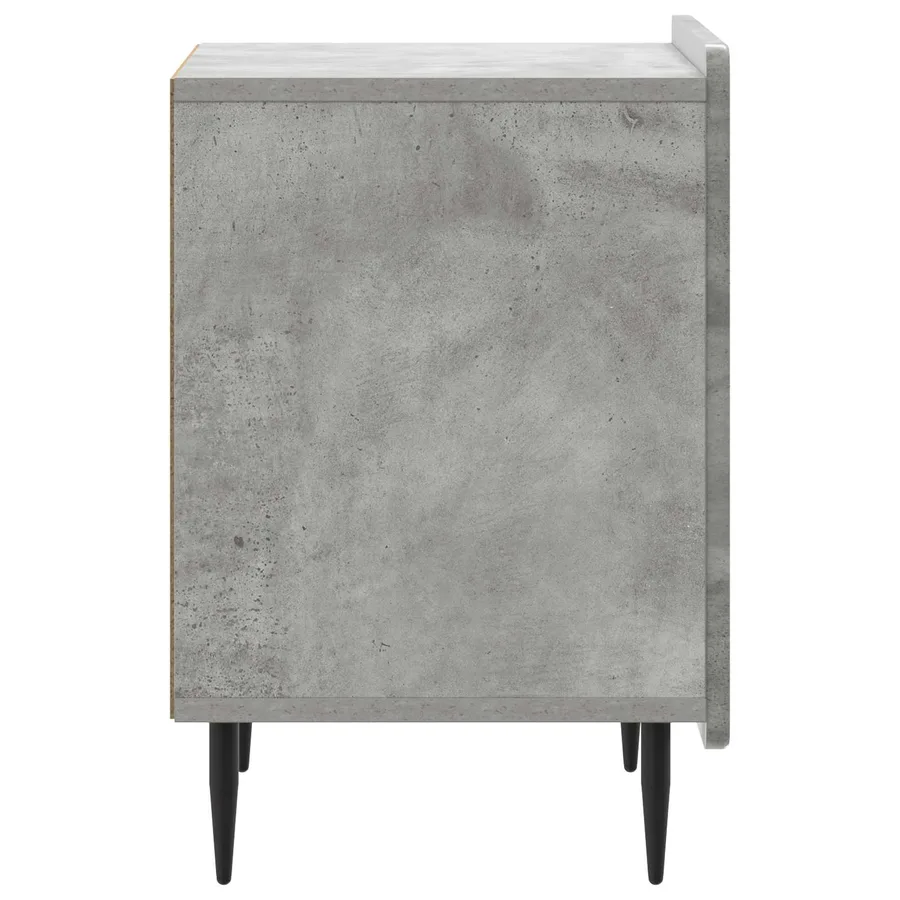 Cabinet de chevet Gris béton 43 x 34,5 x 52 cm - 6