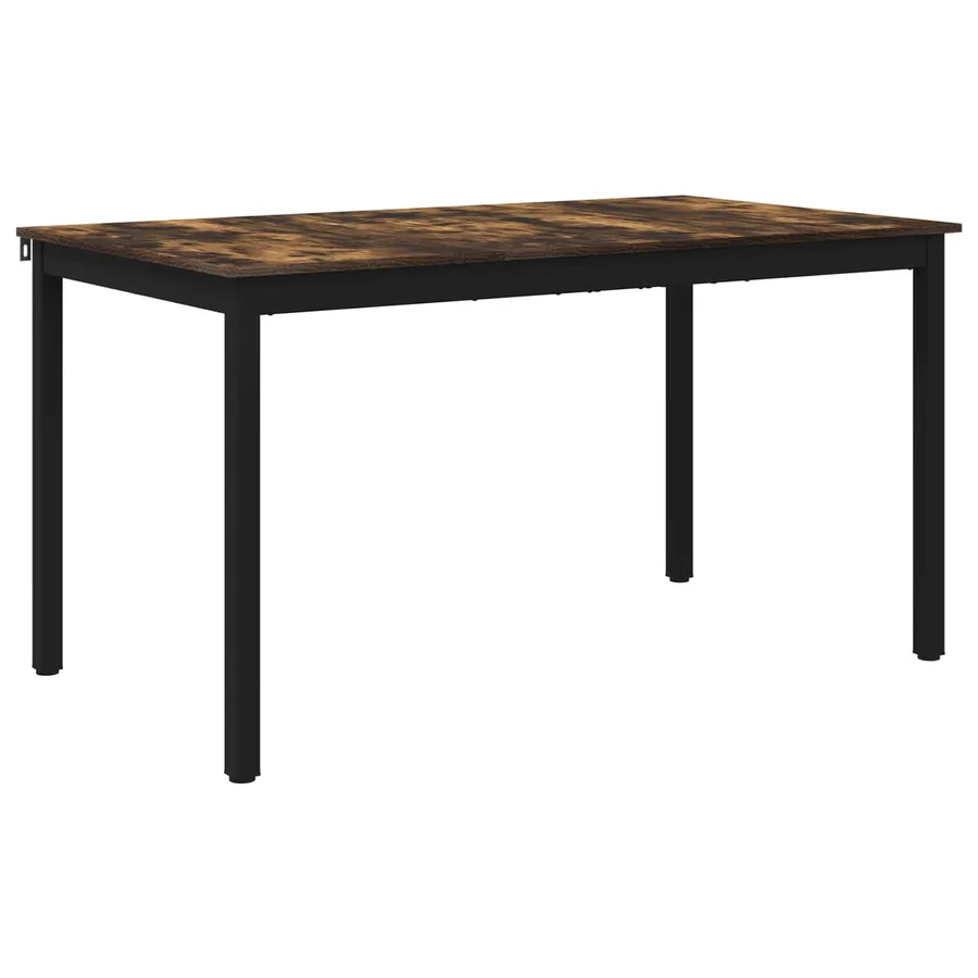 Table de salle à manger / Table de repas 140 x 80 x 75 cm MÉTAL - 2