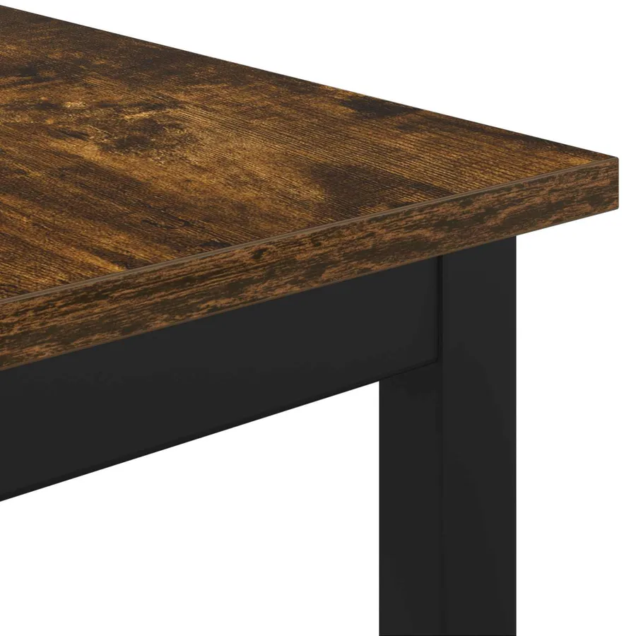 Table de salle à manger / Table de repas 140 x 80 x 75 cm MÉTAL - 7