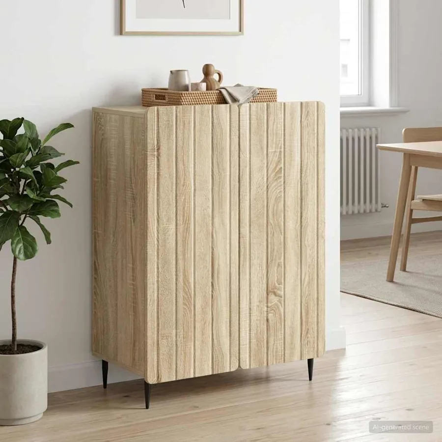 Buffet Chêne Sonoma 66 x 34,5 x 92 cm Bois d'ingénierie