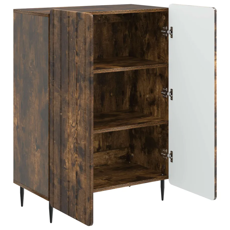 Buffet Chêne fumé 66 x 34,5 x 92 cm Bois d'ingénierie - 5