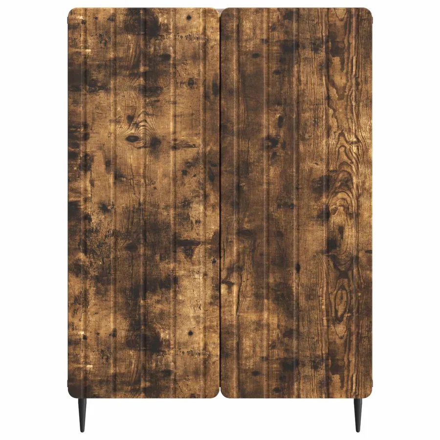Buffet Chêne fumé 66 x 34,5 x 92 cm Bois d'ingénierie - 6