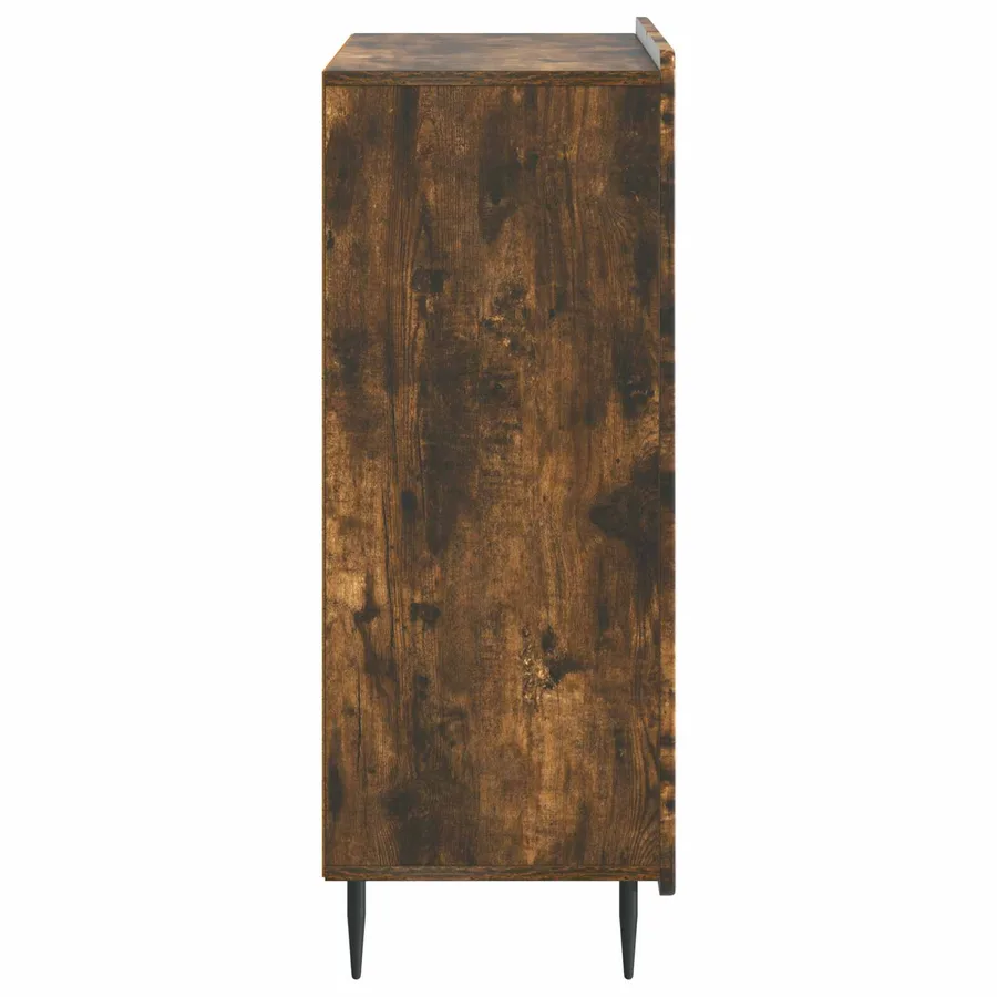 Buffet Chêne fumé 66 x 34,5 x 92 cm Bois d'ingénierie - 7