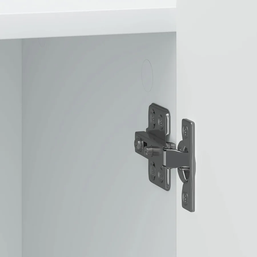 Cabinet de chevet 2 pcs Blanc 43 x 34,5 x 52 cm - 11