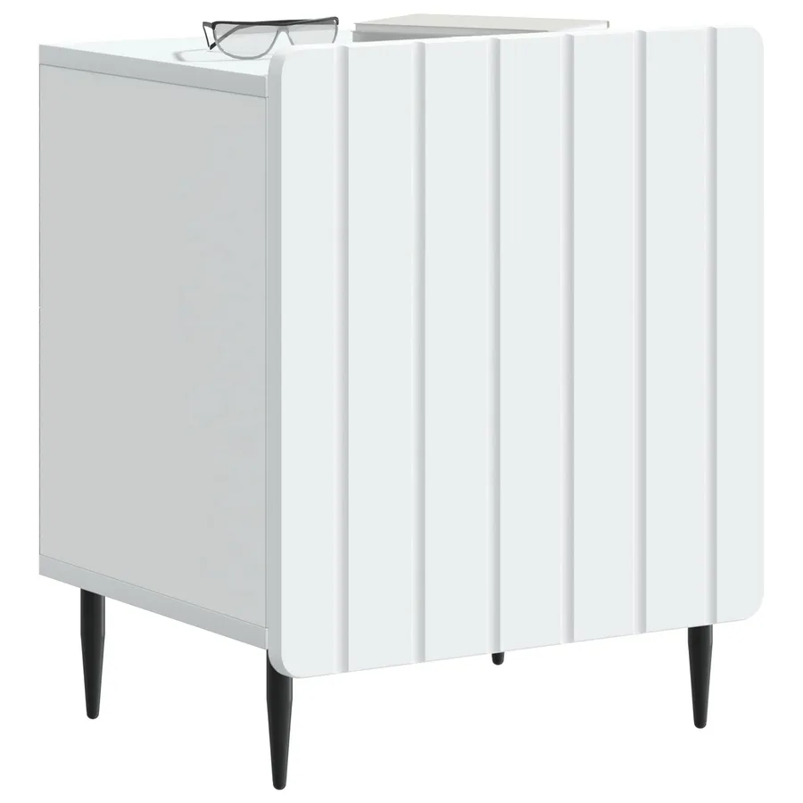 Cabinet de chevet 2 pcs Blanc 43 x 34,5 x 52 cm - 3