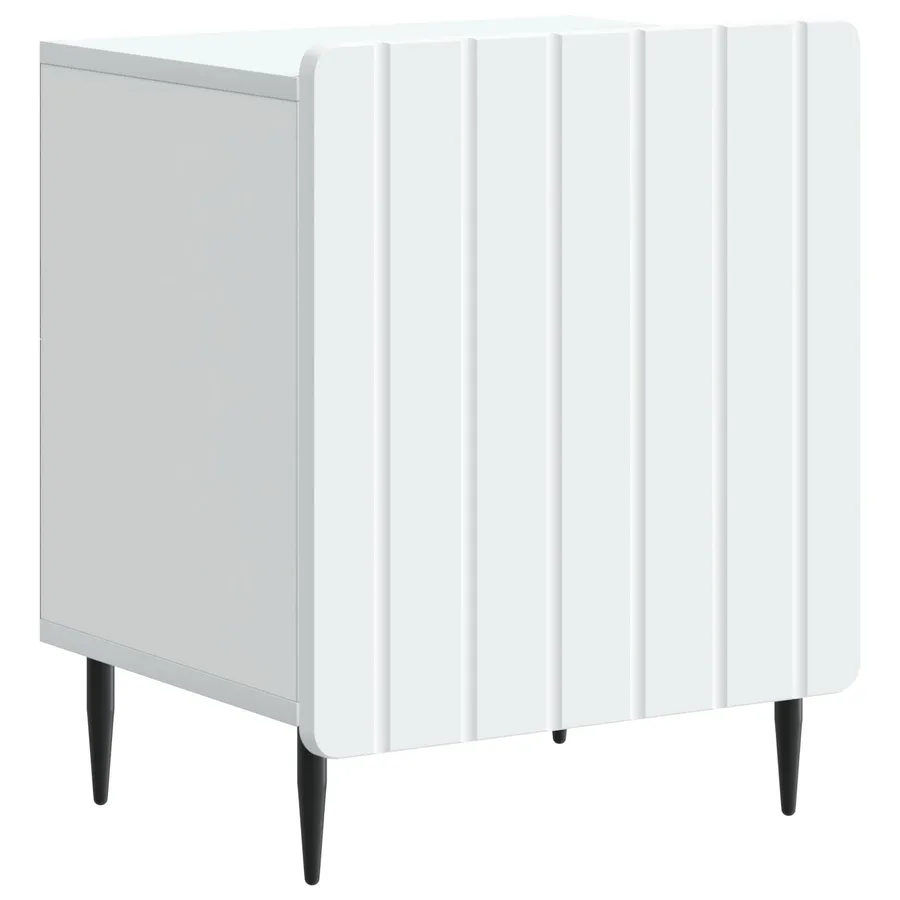 Cabinet de chevet 2 pcs Blanc 43 x 34,5 x 52 cm - 5