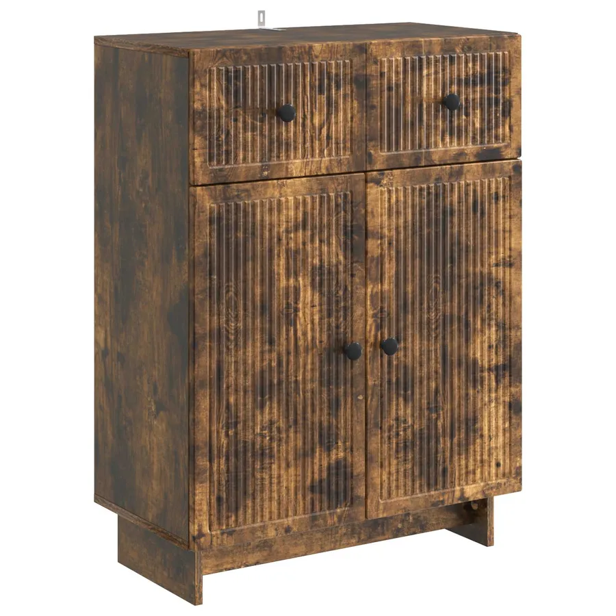 Buffet Chêne fumé 66 x 34,5 x 90 cm Bois d'ingénierie - 2
