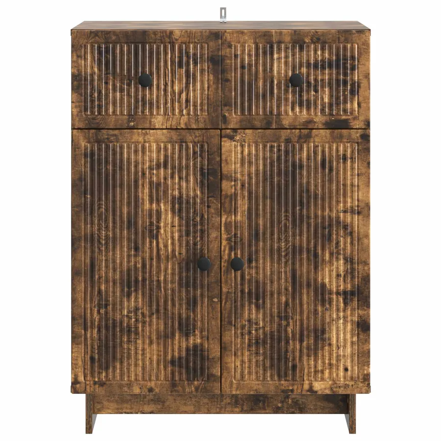 Buffet Chêne fumé 66 x 34,5 x 90 cm Bois d'ingénierie - 6