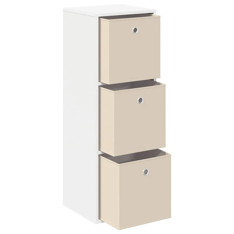 Buffet avec tiroir Blanc 35 x 32 x 99,5 cm - 4