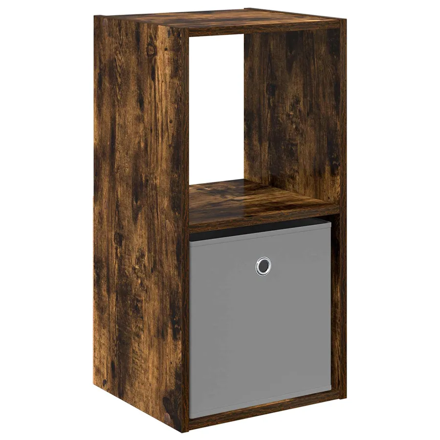 Table de chevet Chêne fumé 35 x 32 x 68,5 cm Bois d'ingénierie - 2