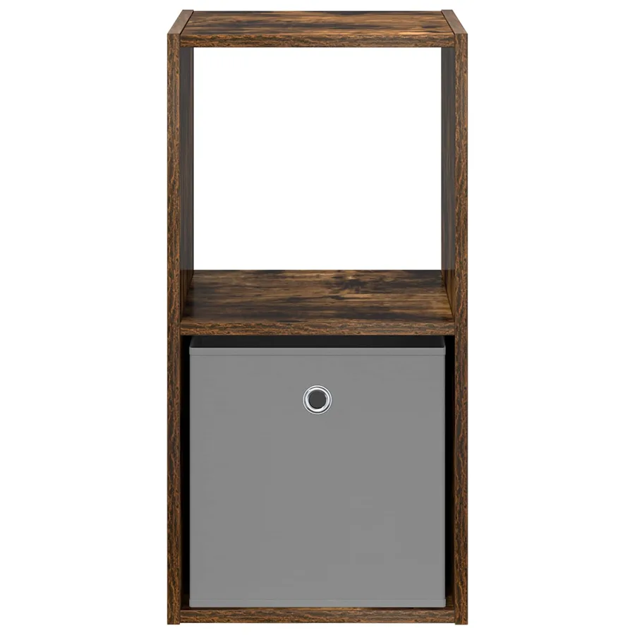Table de chevet Chêne fumé 35 x 32 x 68,5 cm Bois d'ingénierie - 6