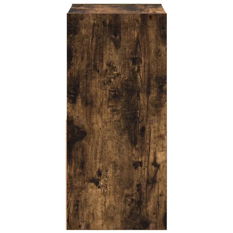 Table de chevet Chêne fumé 35 x 32 x 68,5 cm Bois d'ingénierie - 7