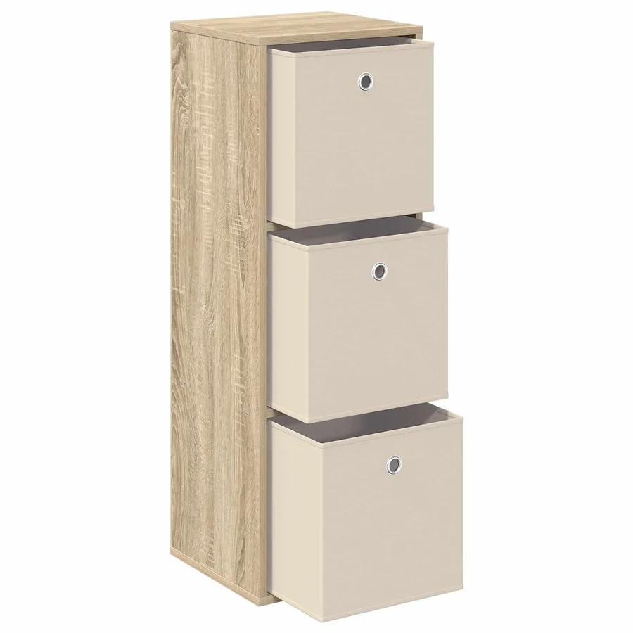 Buffet avec tiroir Chêne Sonoma 35 x 32 x 99,5 cm - 4