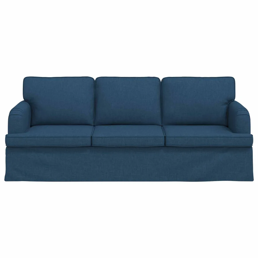 Canapé Bleu 201 x 80 x 85 cm tissu - 4