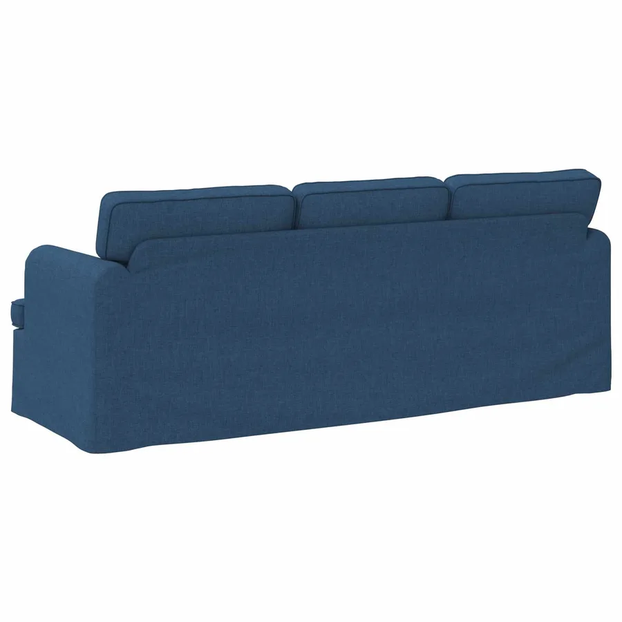 Canapé Bleu 201 x 80 x 85 cm tissu - 6