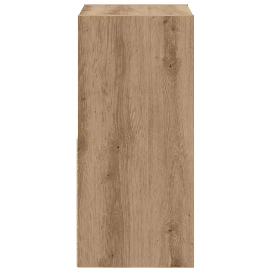 Table de chevet 2 pc Chêne artisanal 35 x 32 x 68,5 cm - 7