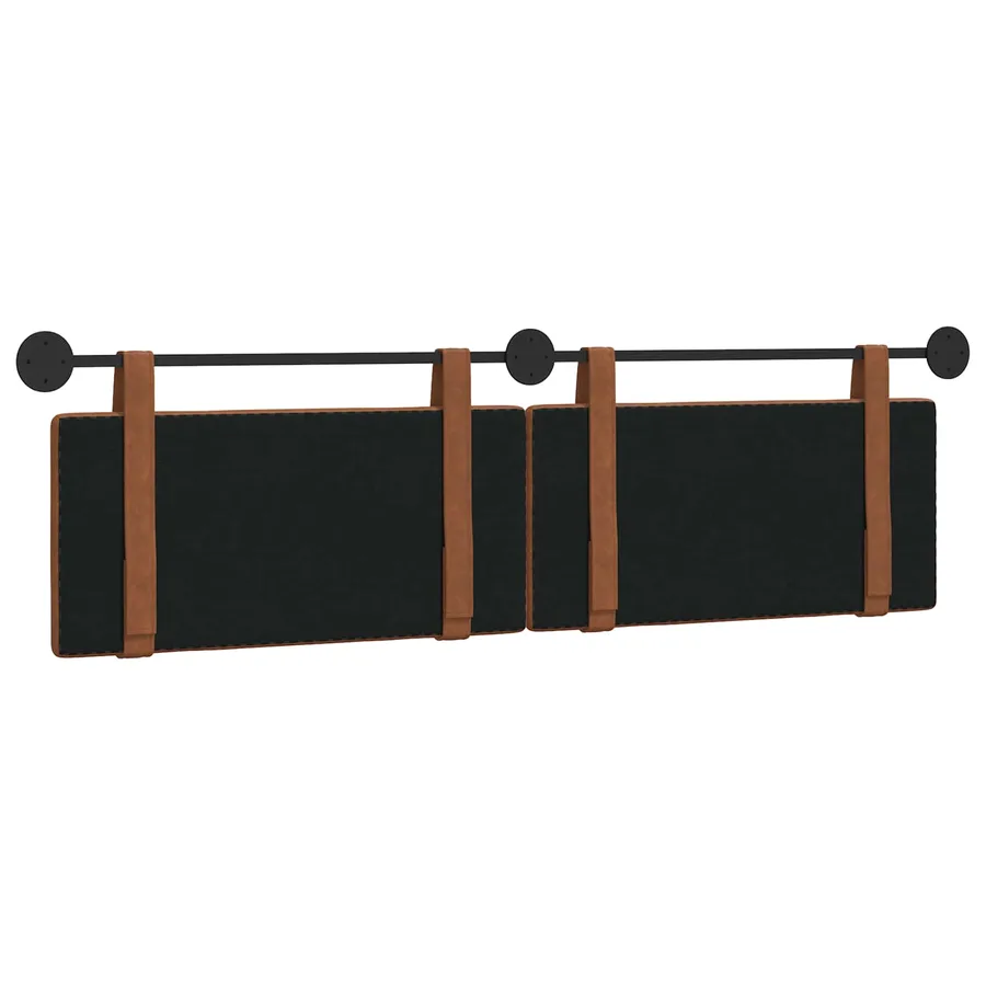 Tête de lit suspendue Marron PU antique - 7