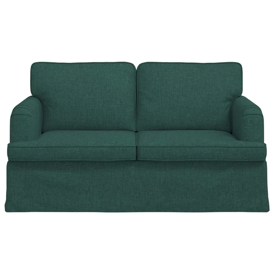 Canapé Vert foncé 144 x 80 x 85 cm tissu - 4