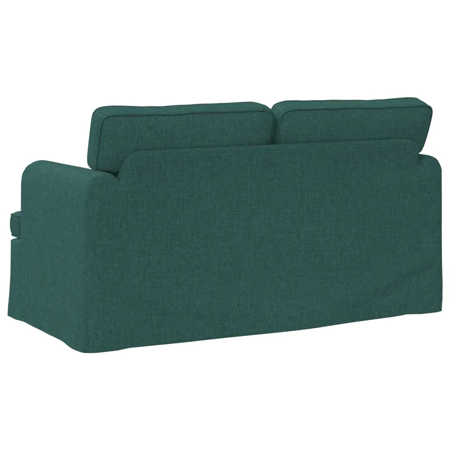 Canapé Vert foncé 144 x 80 x 85 cm tissu - 6
