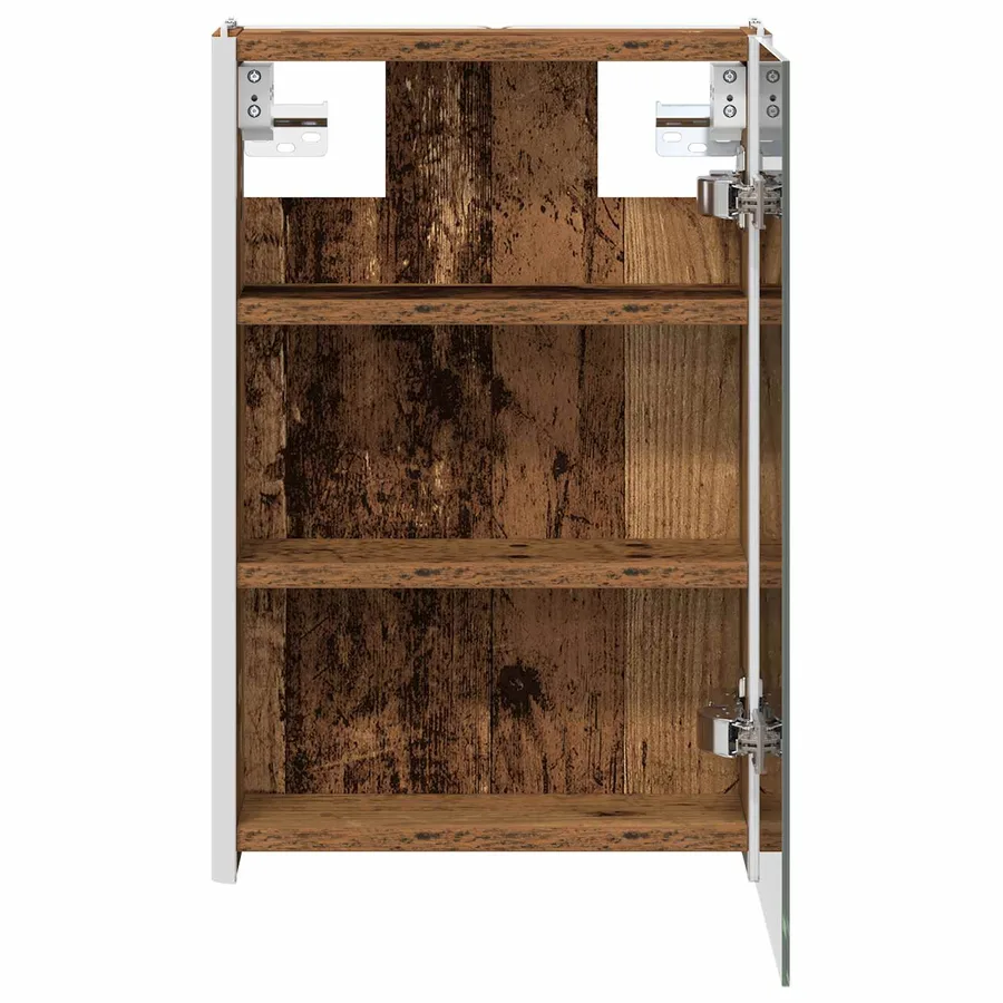 Armoire Miroir de Salle de Bain Bois ancien 33 x 11,5 x 50 cm - 7