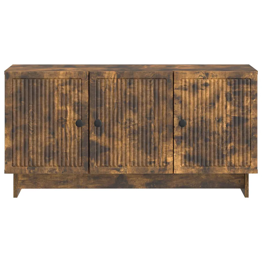Meuble TV Chêne fumé 99 x 34,5 x 50 cm Bois d'ingénierie - 6