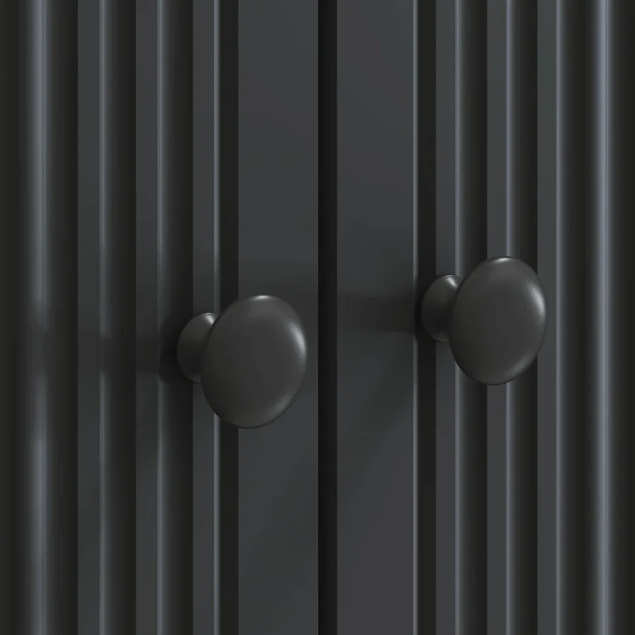 Meuble TV Noir 99 x 34,5 x 50 cm Bois d'ingénierie - 10