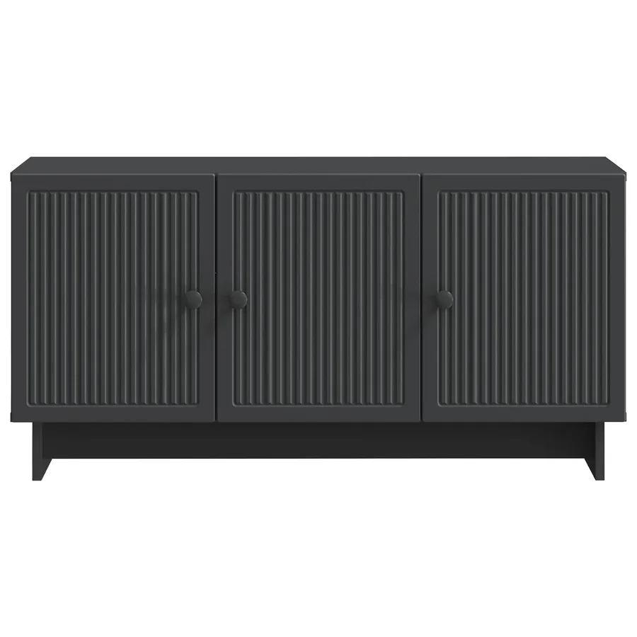 Meuble TV Noir 99 x 34,5 x 50 cm Bois d'ingénierie - 6