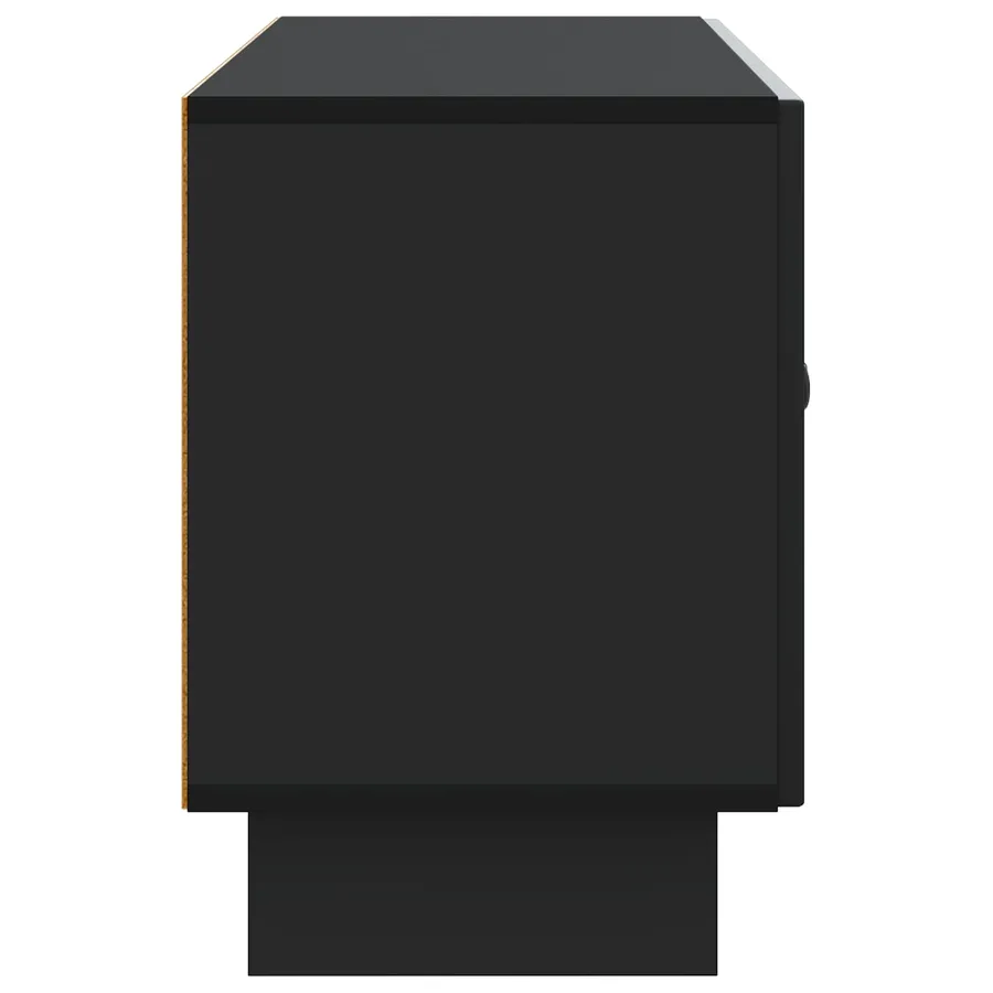 Meuble TV Noir 99 x 34,5 x 50 cm Bois d'ingénierie - 7