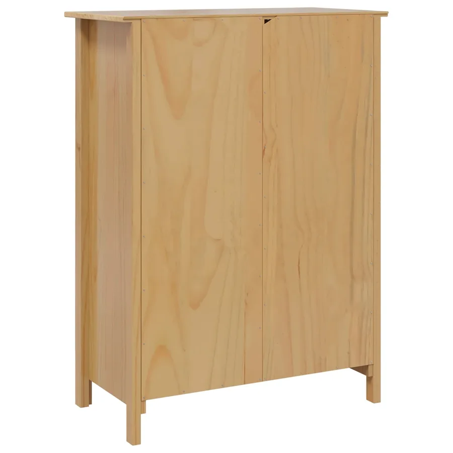 Cabinet à vin HILL Marron miel 79.5 x 40 x 107.5 cm - 7