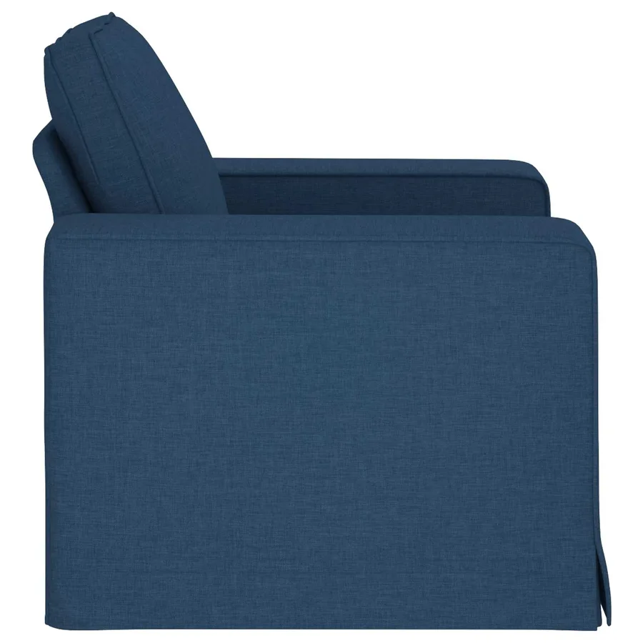 Canapé Bleu 103 x 80 x 82 cm tissu - 5