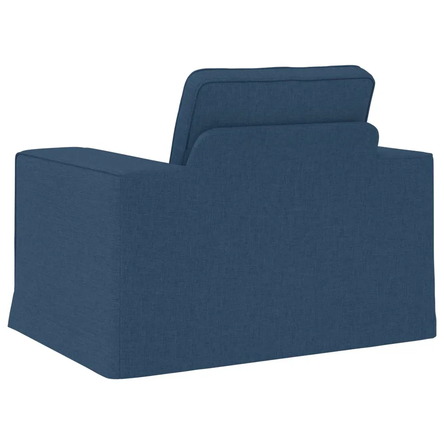 Canapé Bleu 103 x 80 x 82 cm tissu - 6