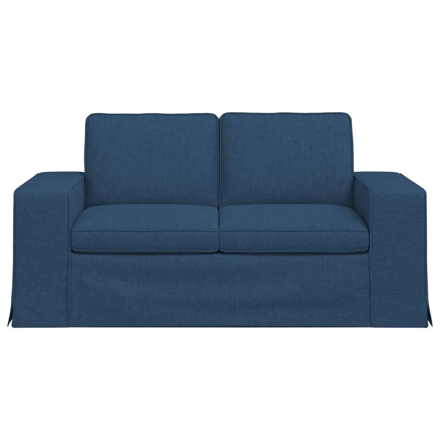 Canapé Bleu 162 x 80 x 82 cm tissu - 4