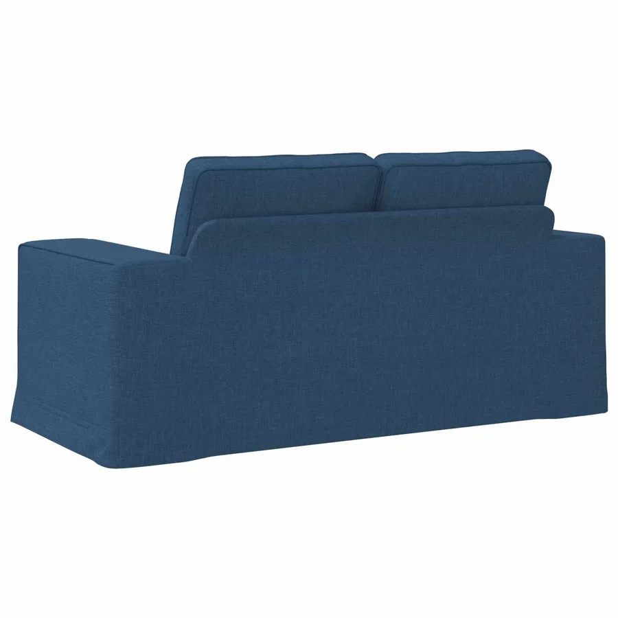 Canapé Bleu 162 x 80 x 82 cm tissu - 6