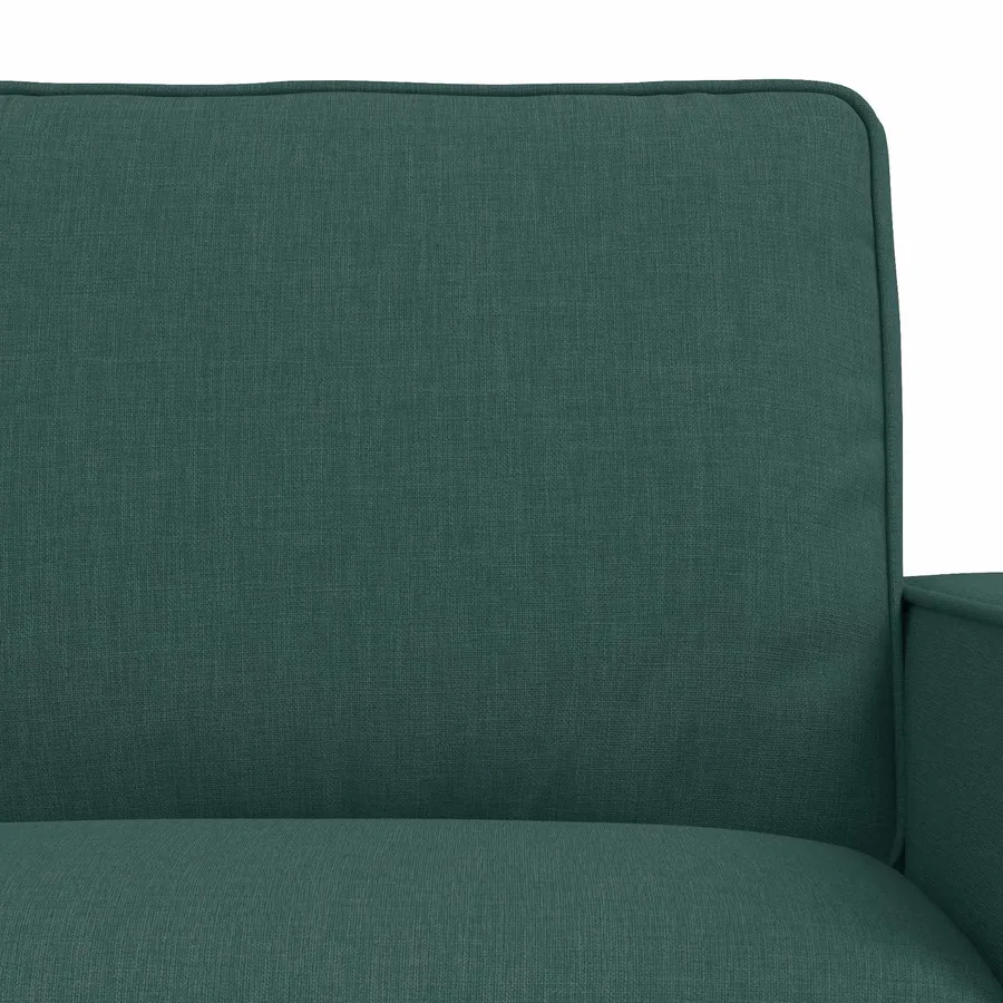 Ensemble de Canapés 2 pcs Vert foncé 162 x 80 x 82 cm tissu - 6