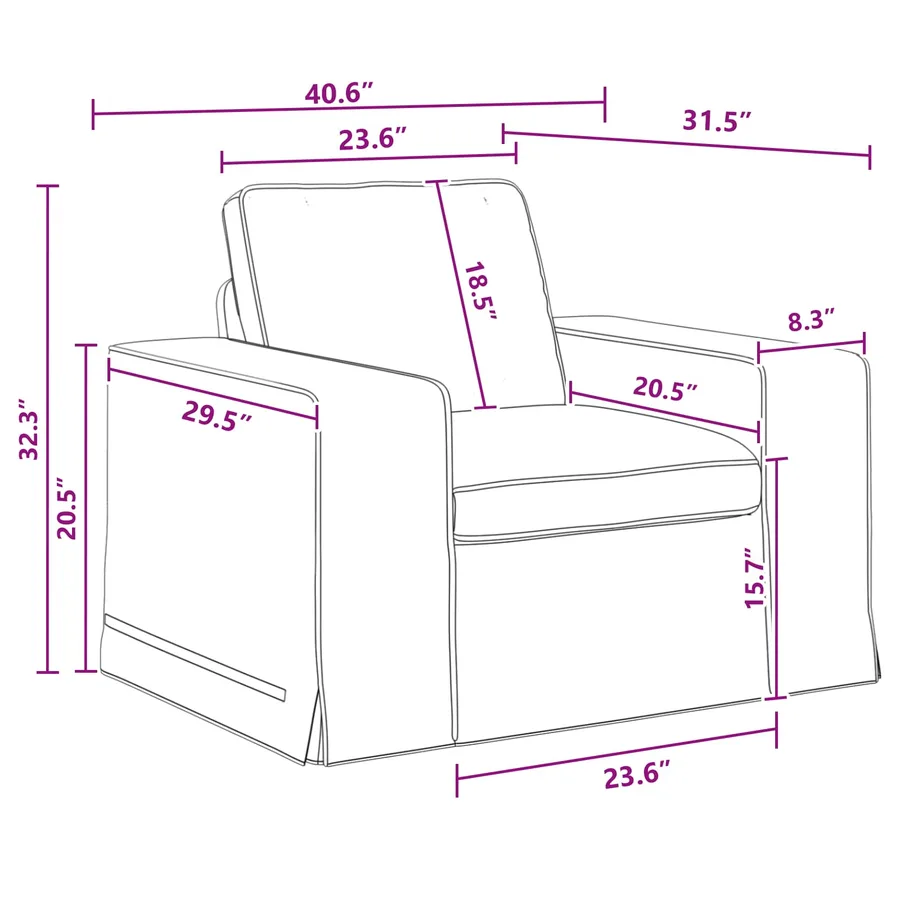 Ensemble de Canapés 2 pcs Gris foncé 162 x 80 x 82 cm tissu - 8