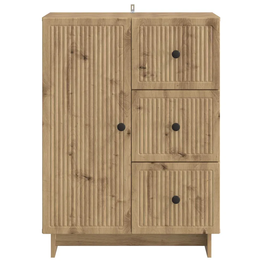 Buffet Chêne artisanal 66 x 34,5 x 90 cm Bois d'ingénierie - 6