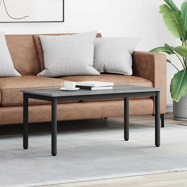 Table basse Gris Sonoma 100 x 50 x 45 cm Bois d'ingénierie
